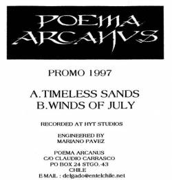 Poema Arcanus : Promo Tape Poema Arcanus : Promo Tape